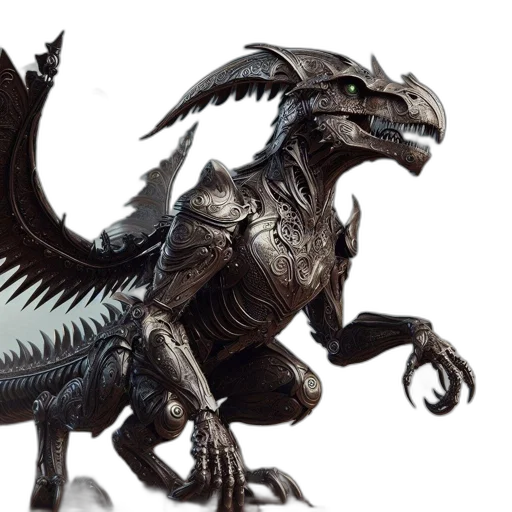 dragon, creature, animal, concept art transparent PNG cut-out