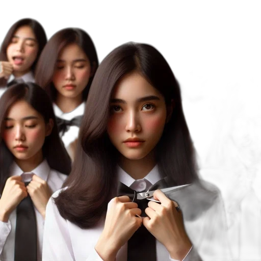hair, face, photorealistic, concept art transparent PNG cut-out