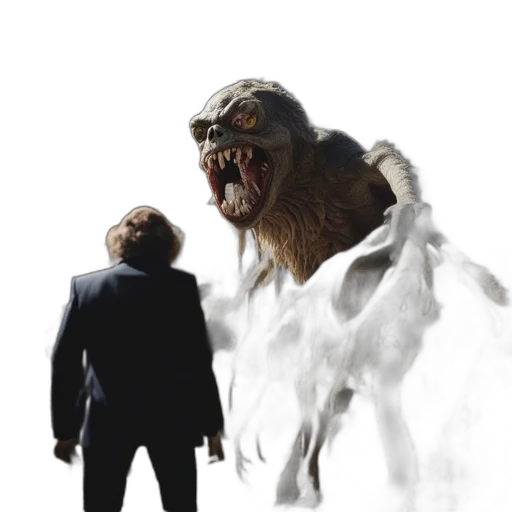 creature, animal, concept art, 3d render transparent PNG cut-out