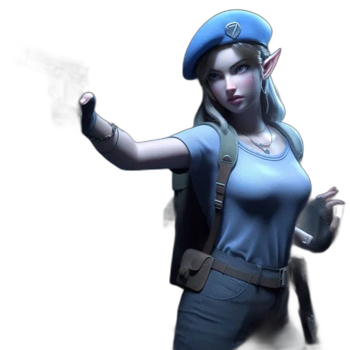 staff, weapon, concept art, 3d render transparent PNG cut-out