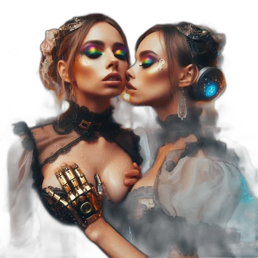 jewelry, mask, fantasy art, photorealistic transparent PNG cut-out