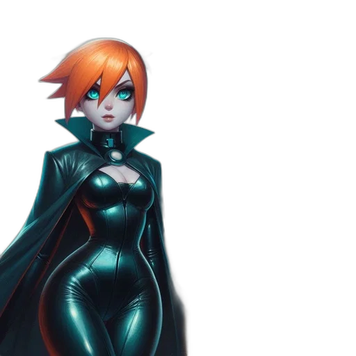 concept art, fantasy art, comic book art, cyberpunk transparent PNG cut-out
