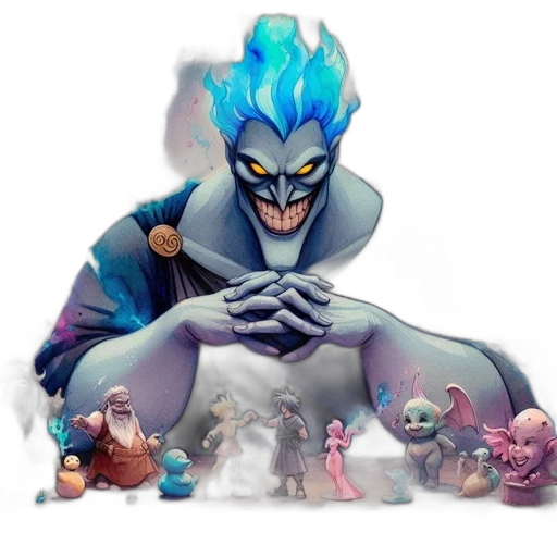 creature, mask, concept art, fantasy art transparent PNG cut-out