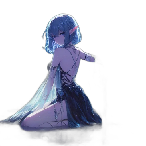 dress, creature, sword, weapon transparent PNG cut-out