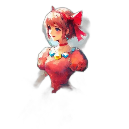 dress, weapon, staff, crown transparent PNG cut-out