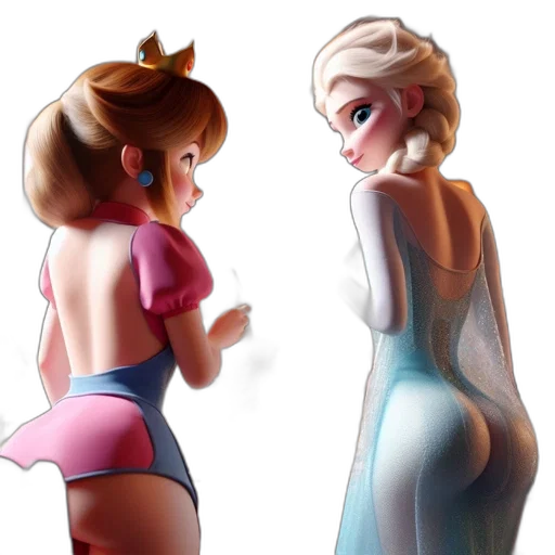 dress, concept art, 3d render, watercolor transparent PNG cut-out