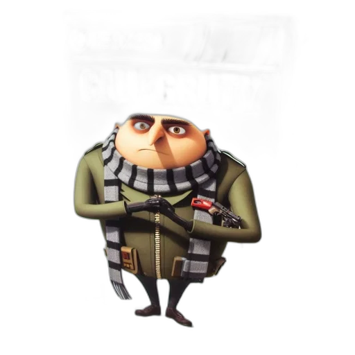 jacket, staff, face, hat transparent PNG cut-out