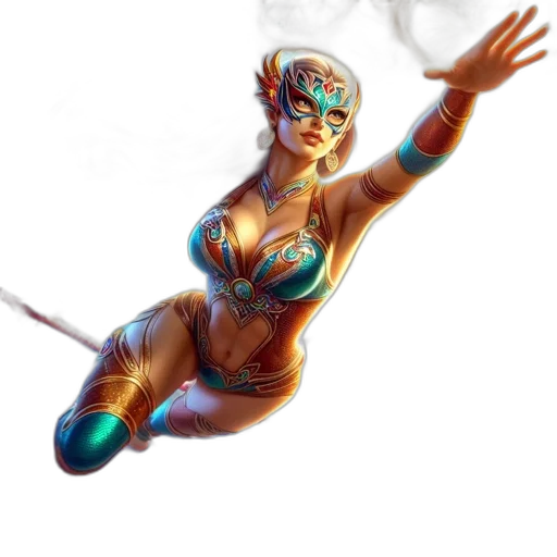 comic book art, concept art, fantasy art, cyberpunk transparent PNG cut-out
