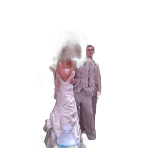 dress, mask, staff, robot transparent PNG cut-out