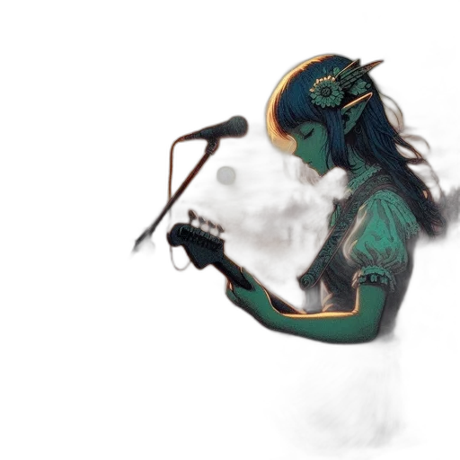mask, robot, dragon, staff transparent PNG cut-out