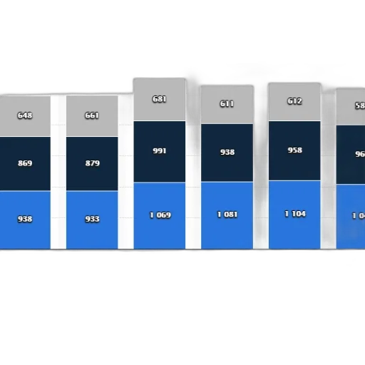 3d render, blue, monochrome, bar transparent PNG cut-out
