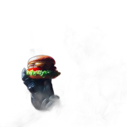 hat, food, face, creature transparent PNG cut-out