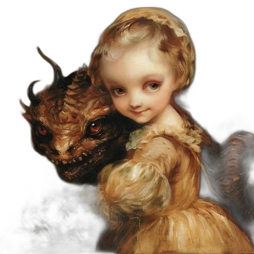 dragon, creature, animal, mask transparent PNG cut-out