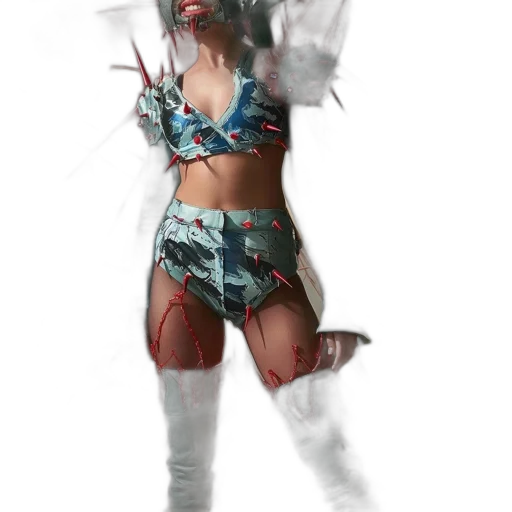 dress, jacket, robot, mask transparent PNG cut-out