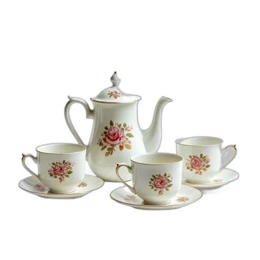 photorealistic, 3d render, delicate, porcelain transparent PNG cut-out