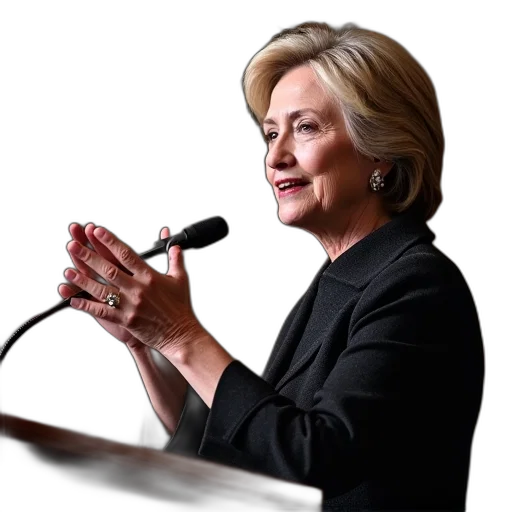 staff, weapon, hillary, clinton transparent PNG cut-out