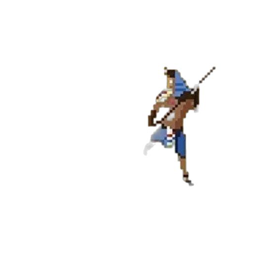 weapon, staff, sword, pixel art transparent PNG cut-out