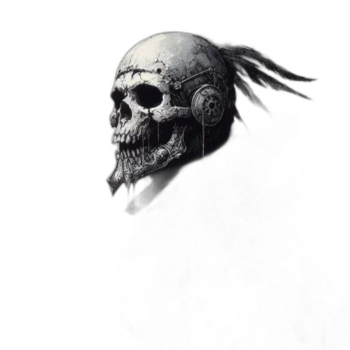face, mask, creature, staff transparent PNG cut-out