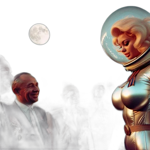 concept art, comic book art, 3d render, outer space transparent PNG cut-out