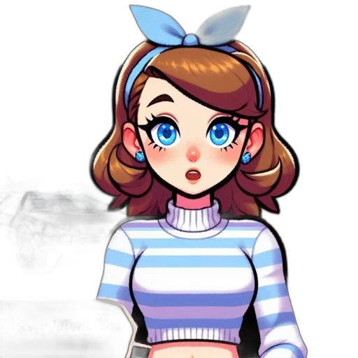 dress, staff, creature, pixel art transparent PNG cut-out