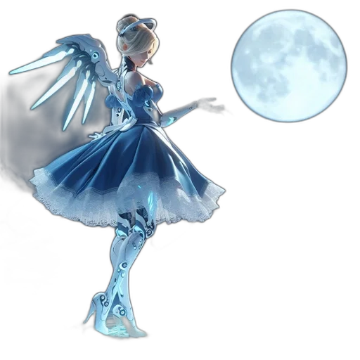 dress, staff, concept art, fantasy art transparent PNG cut-out