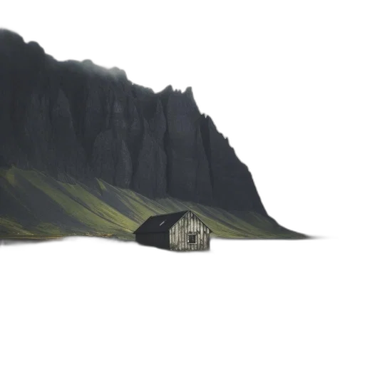 building, hair, concept art, 3d render transparent PNG cut-out