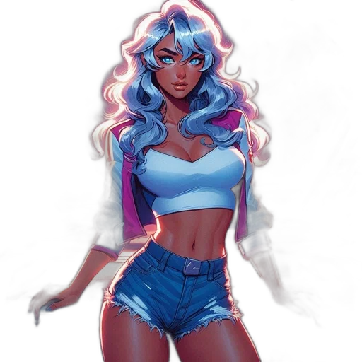 concept art, comic book art, fantasy art, anime transparent PNG cut-out