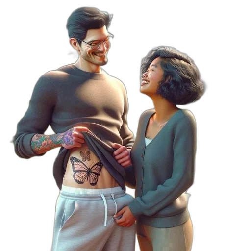 concept art, cyberpunk, comic book art, photorealistic transparent PNG cut-out