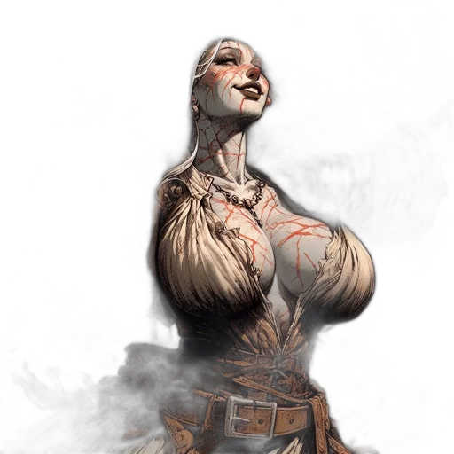 dress, face, concept art, fantasy art transparent PNG cut-out