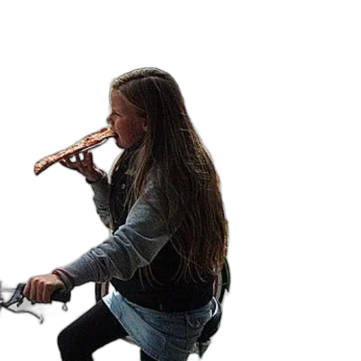 weapon, staff, sword, hair transparent PNG cut-out
