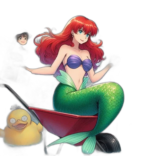 concept art, fantasy art, pixel art, watercolor transparent PNG cut-out