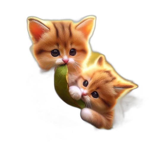 food, weapon, animal, photorealistic transparent PNG cut-out