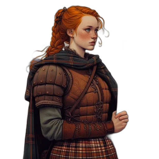 jacket, dress, staff, face transparent PNG cut-out