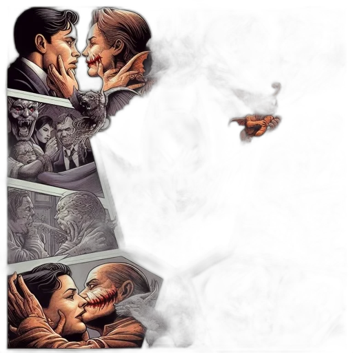 comic book art, concept art, photorealistic, fantasy art transparent PNG cut-out
