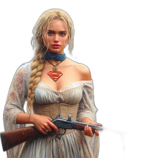 weapon, dress, fantasy art, concept art transparent PNG cut-out