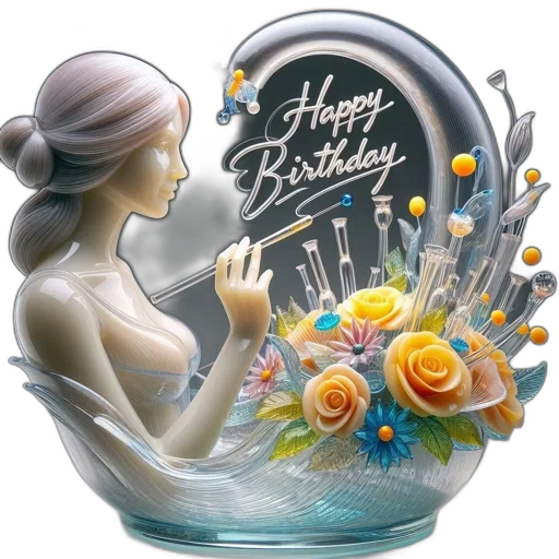 jewelry, photorealistic, elegant, glass transparent PNG cut-out