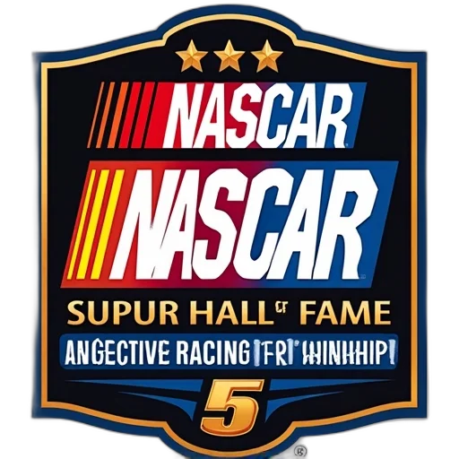 logo, nascar, hall, fame transparent PNG cut-out