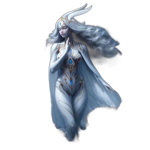 dress, fantasy art, concept art, comic book art transparent PNG cut-out