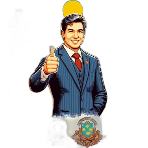 staff, jacket, robot, hat transparent PNG cut-out