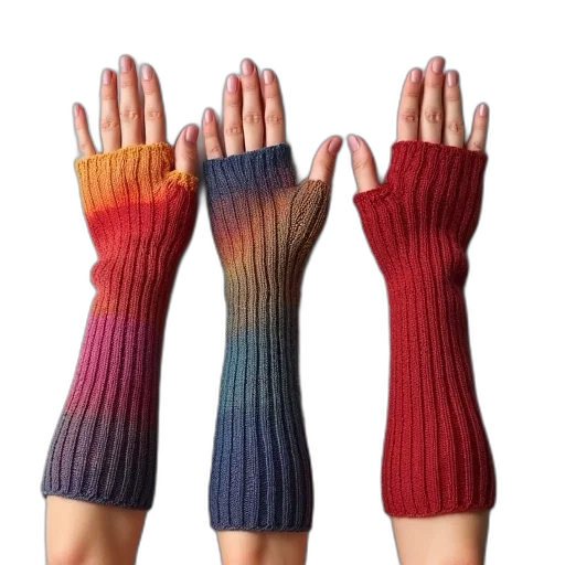 colorful, three, women, arm transparent PNG cut-out