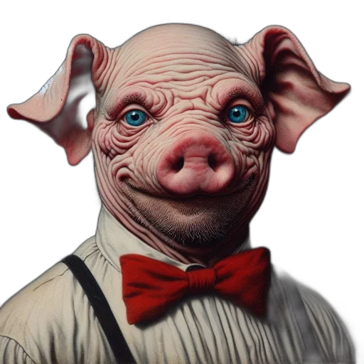face, animal, creature, mask transparent PNG cut-out