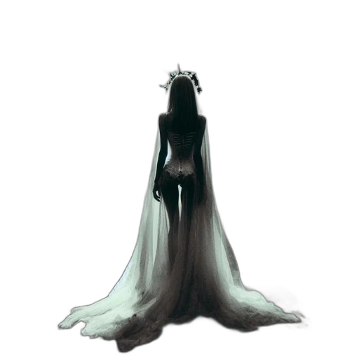 dress, crown, creature, mask transparent PNG cut-out