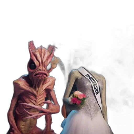 dress, robot, creature, dragon transparent PNG cut-out