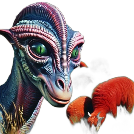 dragon, creature, mask, animal transparent PNG cut-out