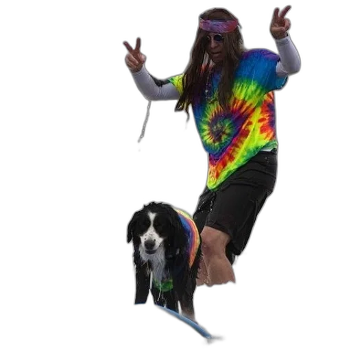 animal, creature, jacket, staff transparent PNG cut-out