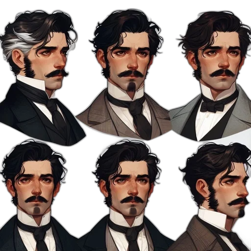 face, concept art, pixel art, comic book art transparent PNG cut-out