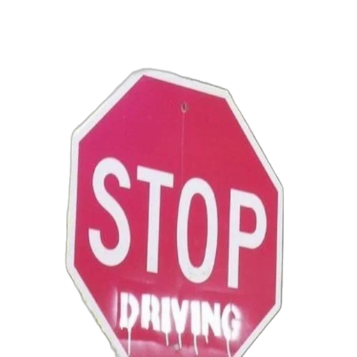 car, stop, sign, has transparent PNG cut-out