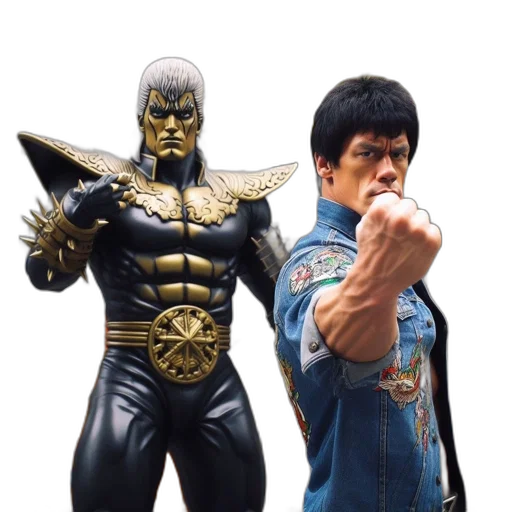 comic book art, individual, imitates, life-sized transparent PNG cut-out