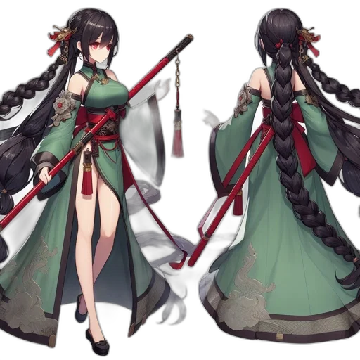 staff, concept art, fantasy art, anime transparent PNG cut-out