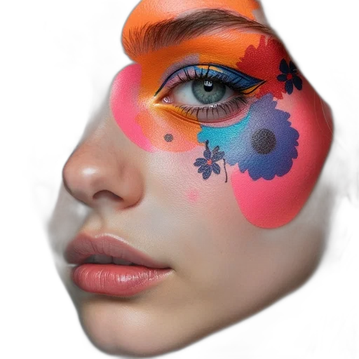 mask, face, umbrella, photorealistic transparent PNG cut-out